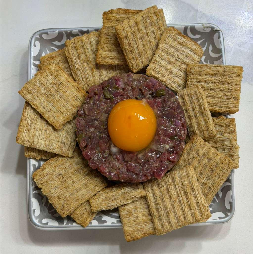 Steak tartare by a Pampa customer